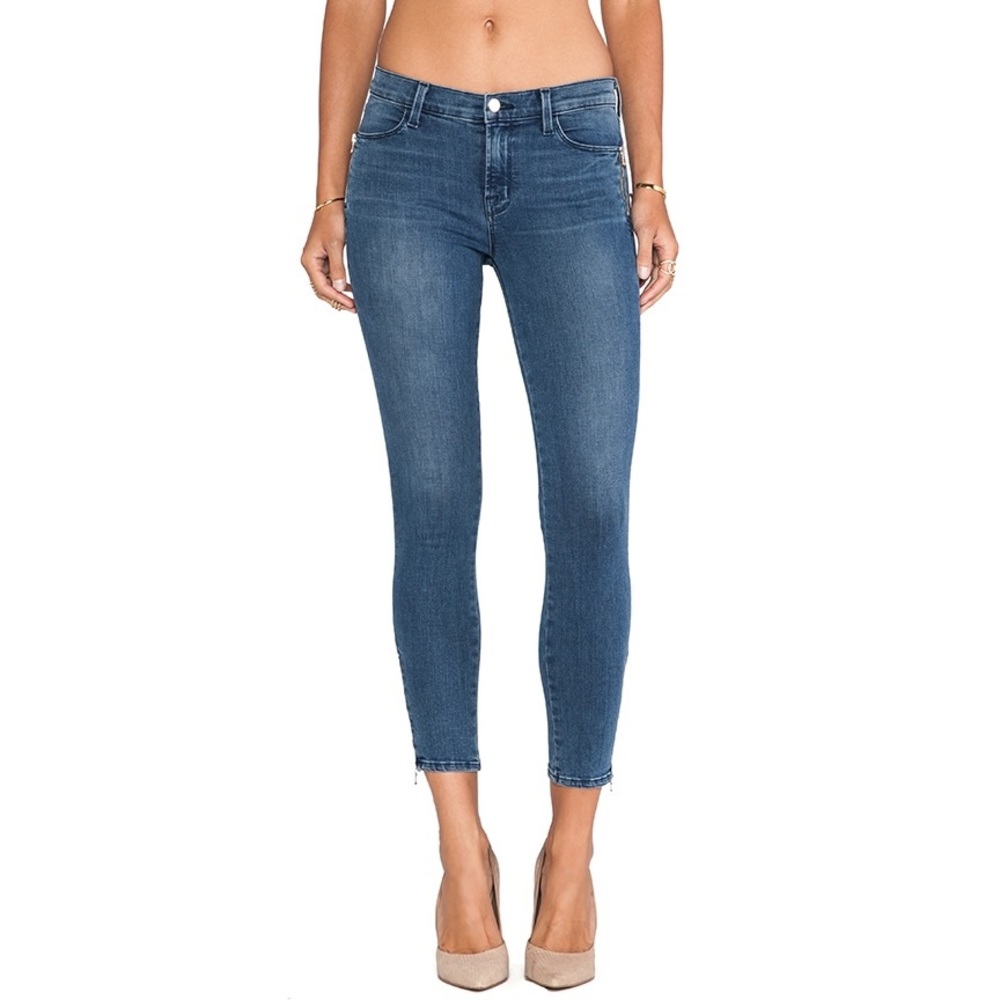 J Brand - Tali Zip Skinny - 25 - Rumor